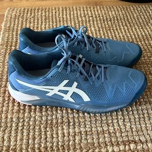 Asics Gel Revolution 8 tennis shoes 🎾🎾🎾 in Blue Harmony/White size 13.
